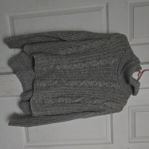 Charlotte Russe Gray Cowl Neck Sweater